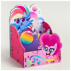 Органайзер для канцелярии "Пони", My Little Pony, 140х160х140 мм./В упаковке шт: 1 Hasbro