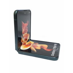 Игрушка телефон-раскладушка Samsung Galaxy Z Flip3 green 6,7 смартфон игрушка для девочки SM-F711B игровой телефон не музыкальный статичный Z Flip 3