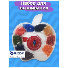 Color kit/ Бисер / Набор для вышивания бисером Яблоко BS01