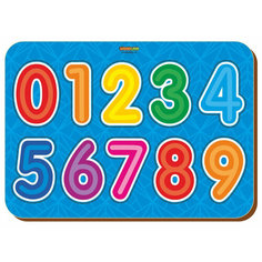 Вкладыш деревянный Изучаем цифры, деревянные крашенные Woodland 91103