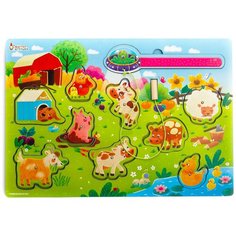 Развивающая игрушка Мастер игрушек Случай на ферме 7108517, зеленый/голубой/красный