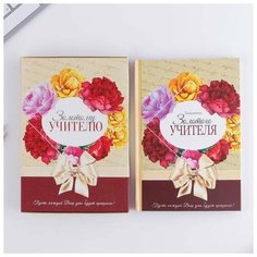 Ежедневник в подарочной коробке "Золотому учителю", 80 листов (1 шт.) Pro Market