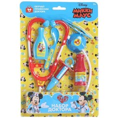 Игровой набор доктора Disney Микки Маус и друзья, сюжетно-ролевые игрушки, 6 предметов Сима ленд