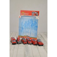 Набор пожарных авто, 6шт "Импортные товары"(игрушки)