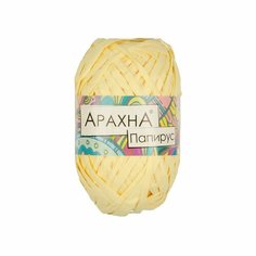 Пряжа Arachna Papyrus (Папирус) 04 светло-желтый 100% целлюлоза 40г 50м 10шт