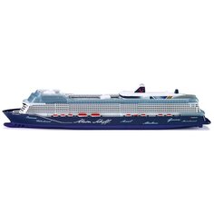 Корабль Siku Mein Schiff 1 круизный, 1730 1:1400, 28 см, белый/синий