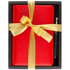 Набор подарочный Bruno Visconti "PARLIAMENT" (ежедневник недатированный, золотой срез, красный, А5 и ручка шариковая подарочная), Арт. 3-212/03-2