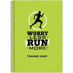 Дневник тренировок Канц-Эксмо Training Diary ЕЖТС59632, зелeный