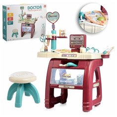 Игровой набор 660-86 "Доктор" (свет, звук) в коробке КНР