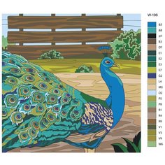 Картина по номерам W-196 "Фламинго" 80х80 Brushes Paints