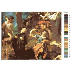 Картина по номерам W-834 "Репродукция картины Мученичество четырех святых. Художник Антонио Корреджо" 40х50 Brushes Paints