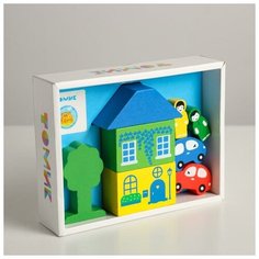 Цветной городок голубой, 8 деталей Томик