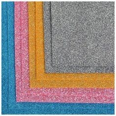 Ideal Набор декоративного фетра с глиттером 20х30 см, 8 листов, FLT-GL1 ассорти