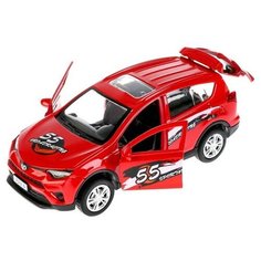 Машина металлическая «Toyota Rav 4. Спорт» 12 см, открываются двери, инерционная Технопарк