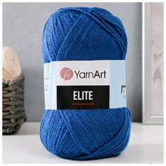 Пряжа "Elite" 100% акрил 300м/100г (209 джинс) , 1 шт. Yarn Art