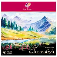 Скетчбук Луч De Luxe А5+ 50л 32С 2086-08