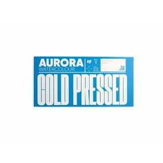 Aurora Альбом-склейка для акварели Aurora RAW Cold 18х36 см 20 л 300 г/м² 100% целлюлоза
