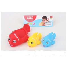 Игрушки для детей, для купания набор "Рыбки", 3шт Hugo Union Limited