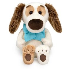 Мягкая игрушка Бартоломей Baby, с голубым бантом в горошек, 20 см Нет бренда
