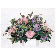 Thea Gouverneur Набор для вышивания Пионы 30 х 40 см (1080A)