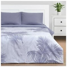Постельное бельё "Этель" 2 сп Palme 175х215 см, 200х220 см, 50х70 см - 2 шт, поплин Romana