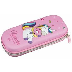 Пенал ЭВА Centrum "единорог" 1 отделение с откидной планкой, 20х10х5 см, Арт. 89887