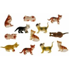Набор фигурок Котики, 12 шт Играем вместе