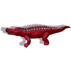 Игровая фигурка Крокодил красный 35 см звук, свет китай