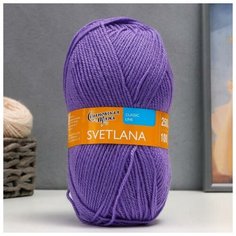 Пряжа Svetlana (Светлана) 50% шерсть, 50% акрил 250м/100гр (272 колокол.) (2 шт)