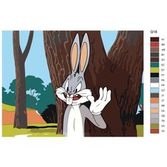 Картина по номерам Q18 "банни", 70x90 см Brushes Paints