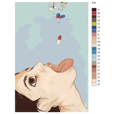 Картина по номерам X-86 "Луис Килес иллюстрации" 70x110 Brushes Paints