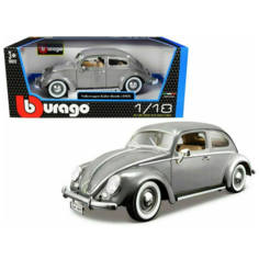 Машинка металлическая 1:18 Bburago Volkswagen Kafer-Beetle 1955 (18-12029)
