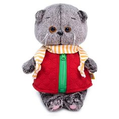 Мягкая игрушка 20см BUDI BASA "Басик BABY в стеганом жилете" (BB-072)