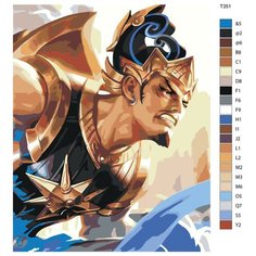 Картина по номерам Т351 "Mobile Legends: гатоткача" 40Х50 Brushes Paints