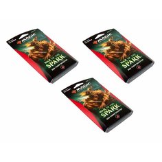Magic The Gathering: 3 тематических Красных бустера MTG издания War of the Spark на английском