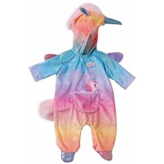 Zapf Creation Комбинезон для куклы Baby born Единорог 828205 радужный