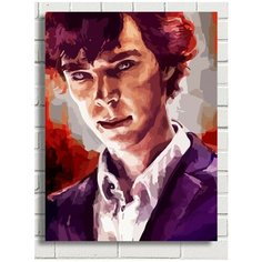 Картина по номерам Шерлок Sherlock (Бенедикт Камбербетч) - 9023 В 30x40