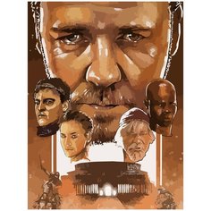 Картина по номерам на холсте гладиатор воин - 1206 30X40