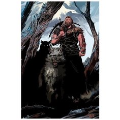 Картина по номерам на холсте настольная игра MTG Magic the gathering - 6906 В 60x40