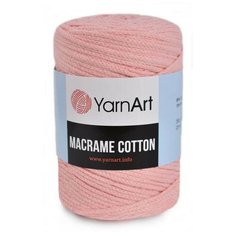 YarnArt Пряжа "Macrame Cotton" 20% полиэстер, 80% хлопок 225м/250гр (767 пудра)