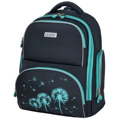 BRAUBERG Рюкзак Classic, Dandelions, 270582, синий