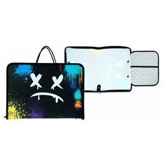 Папка для труда А4 Calligrata "Маска" с ручками, молния вокруг, пластик (1 шт.)