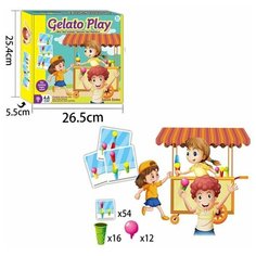 Настольная Игра - Веселое Мороженое Для Детей и Всей Семьи Тренирует Память, Координацию, Логическое Мышление Мемори Дженга Башня Сортер Балансир Icoy Toys