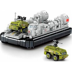Конструктор катер на воздушной подушке Type 726 Sembo Block 202048