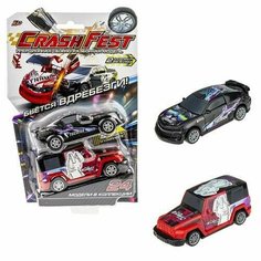 1TOY CrashFest 2 Машинки инерционные Volcano/Run Rabbit Т21629