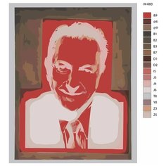 Картина по номерам W-683 "Репродукция картины - Сидни Дженис. Художник Энди Уорхол" 60х80 Brushes Paints