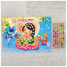 Аппликация круглыми стразами «Музыка» Noname