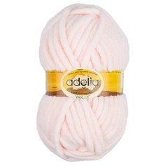 Пряжа Adelia DOLLY (28), молочный, 5 шт. по 100 г