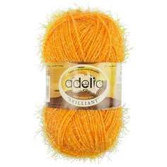 Пряжа Adelia BRILLIANT (33), желто-оранжевый, 10 шт. по 50 г