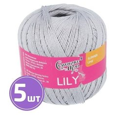 Пряжа Семеновская пряжа Lily (1130), ангора 5 шт. по 100 г